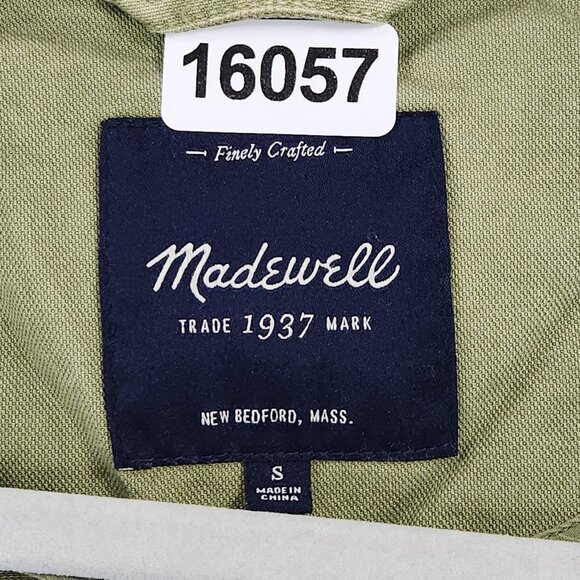Madewell Jacket Womens Small Green Outbound Utility Button Up Outdoor Casual - Picture 8 of 11